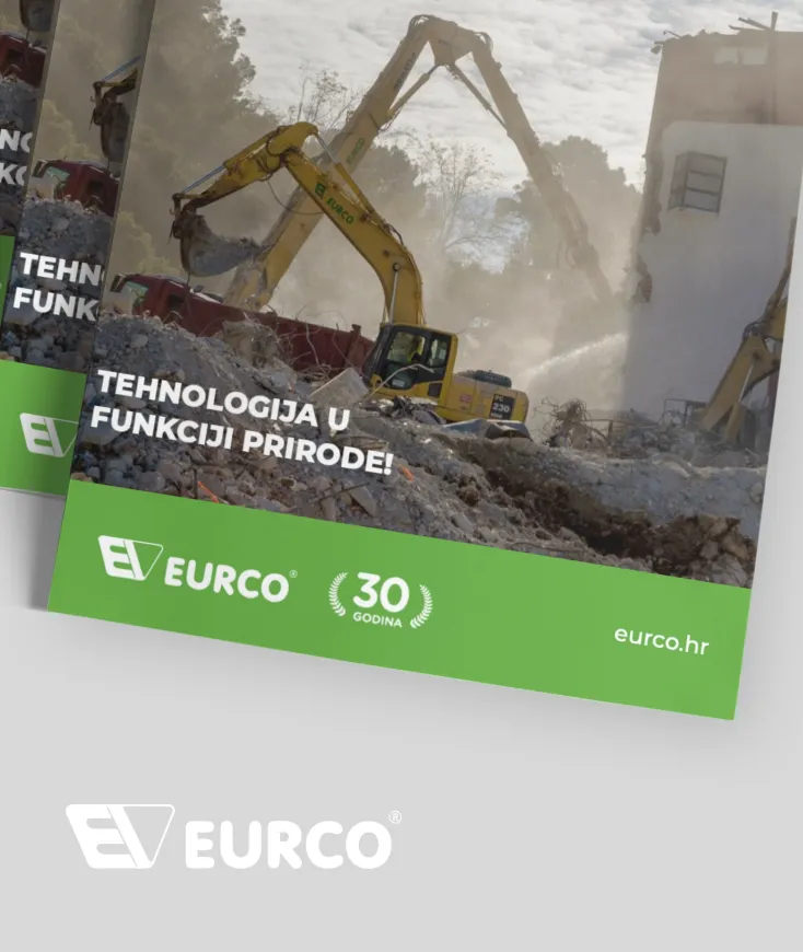 Dizajn brošure o tvrtki Eurco - grafička priprema za tisak